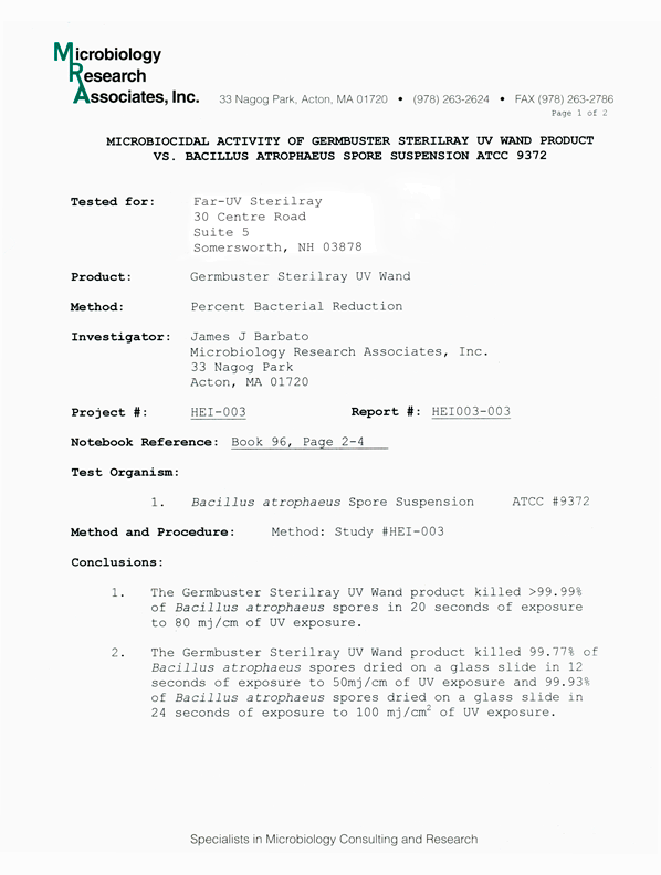 Bacillus lab report 04